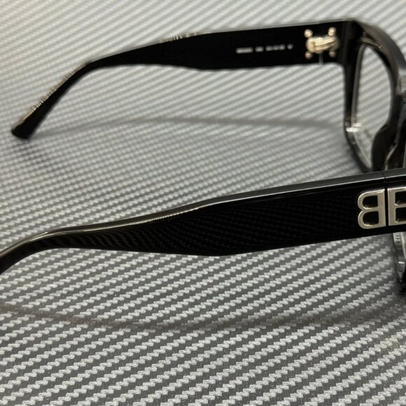 BALENCIAGA New Black Gold Women's 54 mm Medium Eyeglasses - Picture 4 of 5